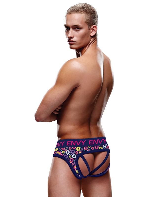 Unicorn and Donuts Bubble Butt Jock - LXL