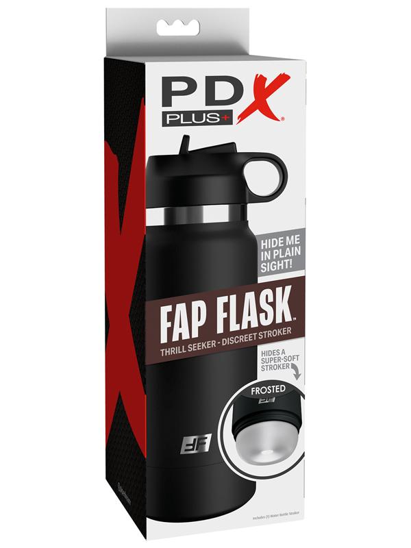 PDX Plus Fap Flask Thrill Seeker Discreet Stroker  Frosted