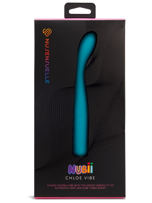 Nu Sensuelle Chloe Nubii Slim G-Spot with Turbo and Heat Blue