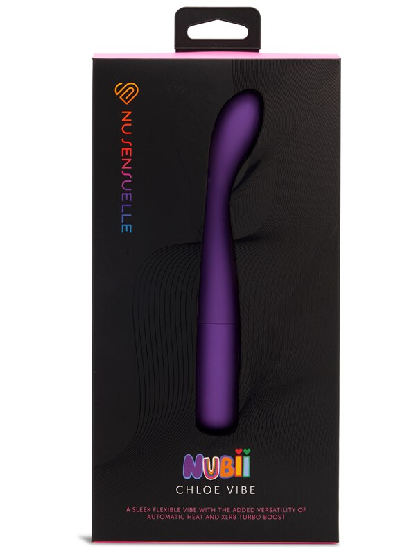 Nu Sensuelle Chloe Nubii Slim G-Spot with Turbo and Heat Purple