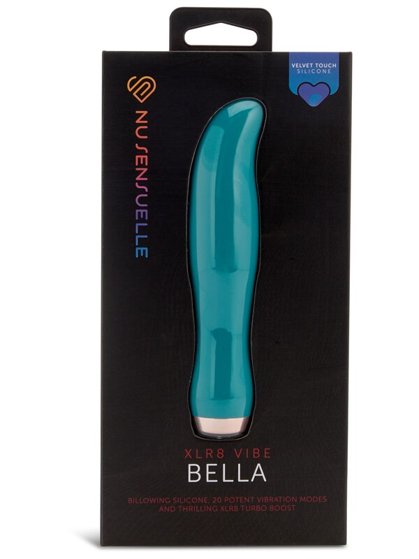 Nu Sensuelle Bella Velvet Touch Vibe With Turbo Boost Emerald