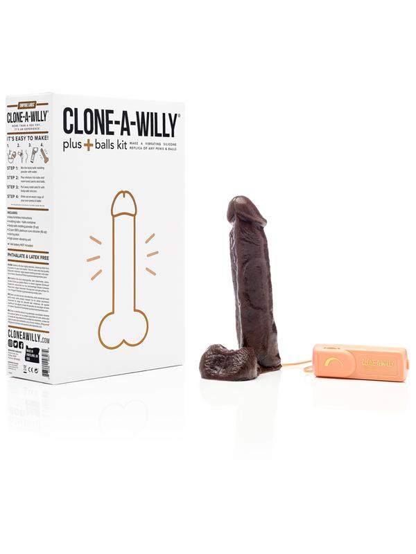 Clone A Willy Plus Balls Kit Deep Skin Tone