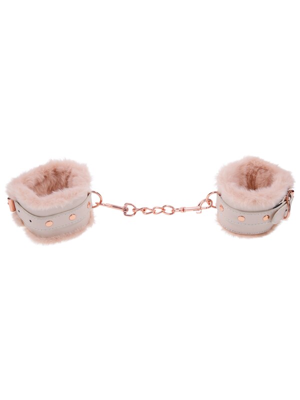 Sex and Mischief Peaches n CreaMe Fur Handcuffs