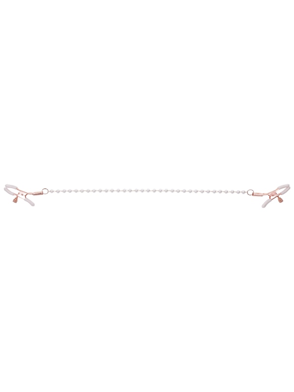 Sex and Mischief Peaches n CreaMe Pearl Nipple Clamps