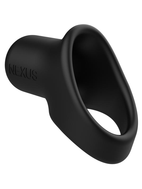 Nexus Rise Liquid Silicone Cock and Ball Sling Black