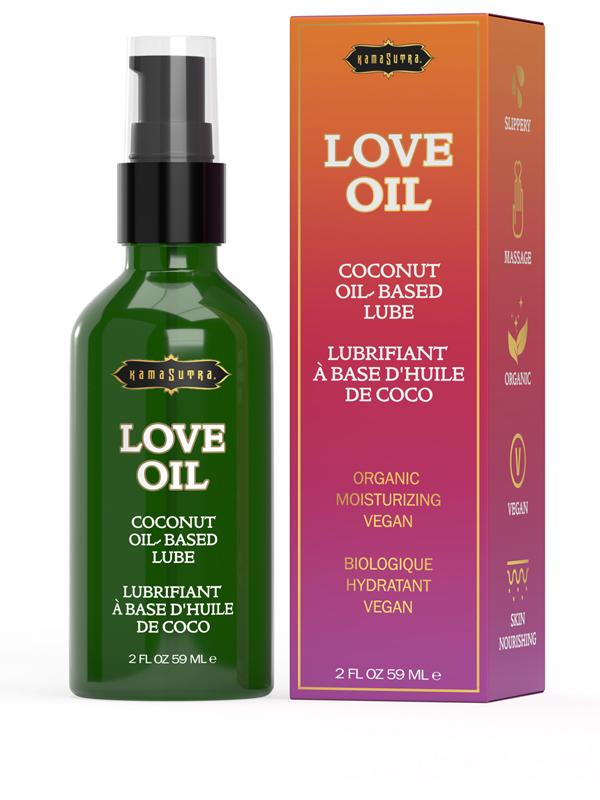 Kama Sutra LOVE OIL (coconut oil based) 2 fl oz/59 ml