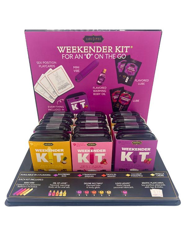 Kama Sutra WEEKENDER KIT VIBE PREPACK 12