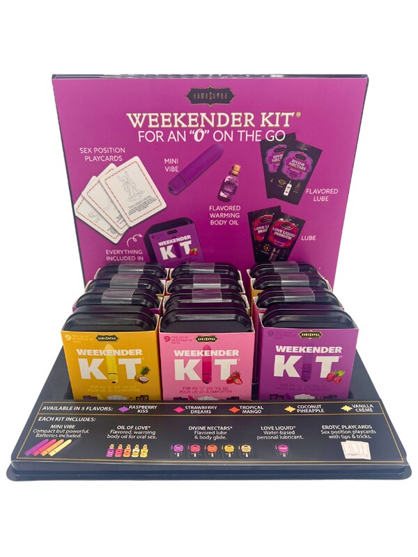 Kama Sutra WEEKENDER KIT VIBE PREPACK 12