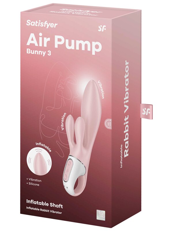 Satisfyer Air Pump Bunny 3 Pink