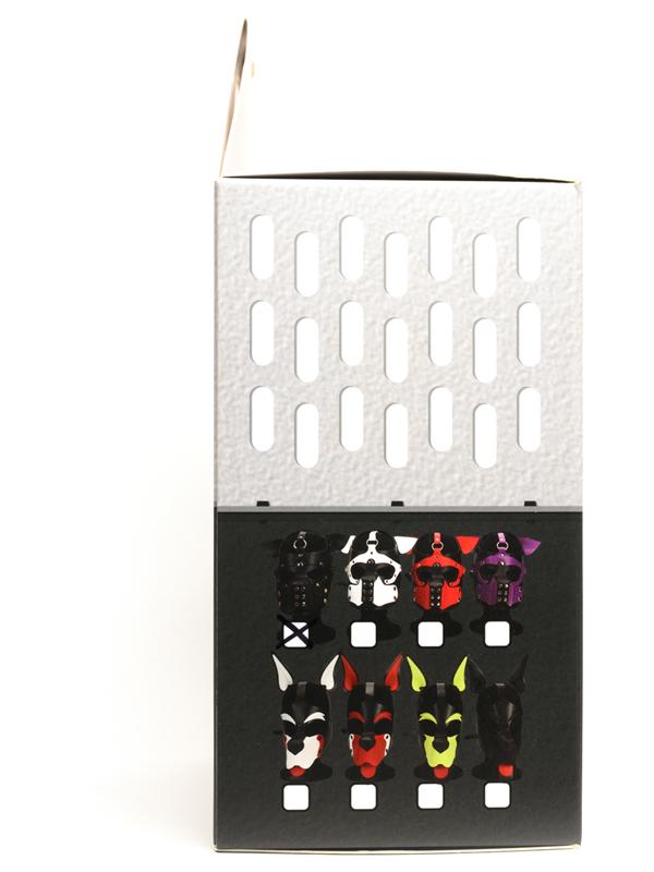 Playful Pup Hood BLK/RED/WHT O/S