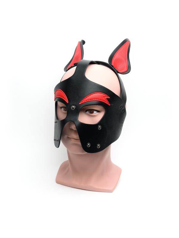 Playful Pup Hood BLK/RED/WHT O/S