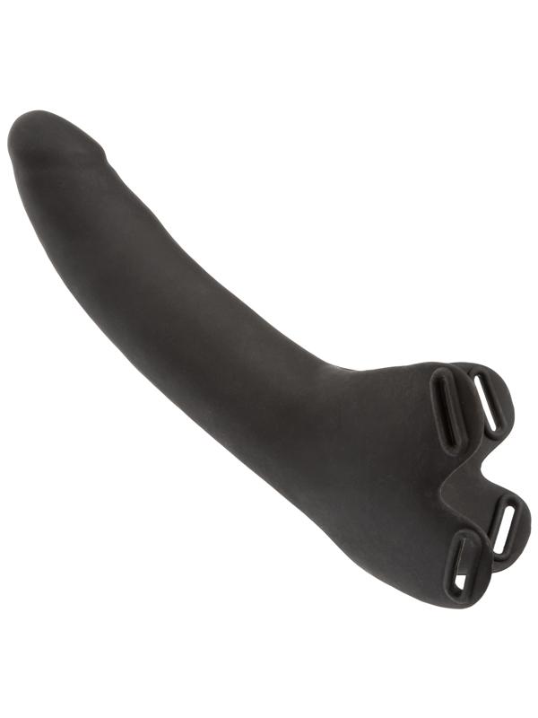 Accommodator Silicone Dong - Black