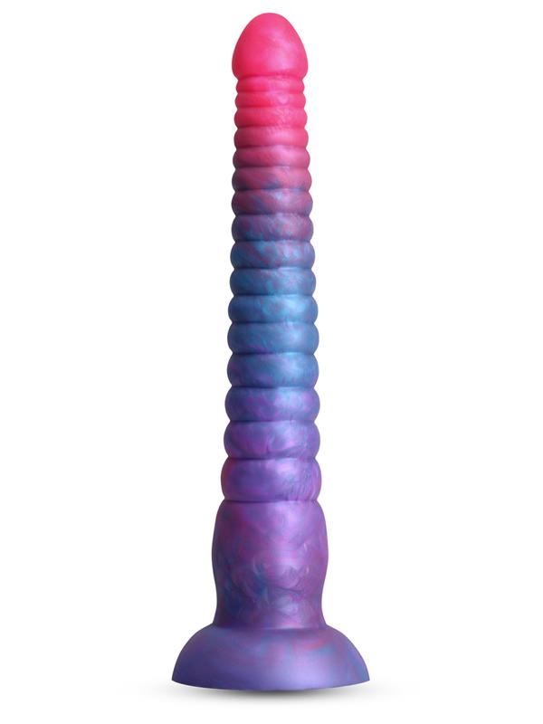 Colours Stacked 9in. Dildo Pink/Blue