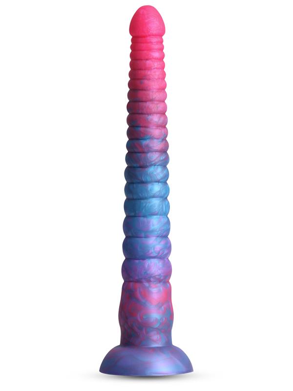 Colours Stacked 12in. Dildo Pink/Blue