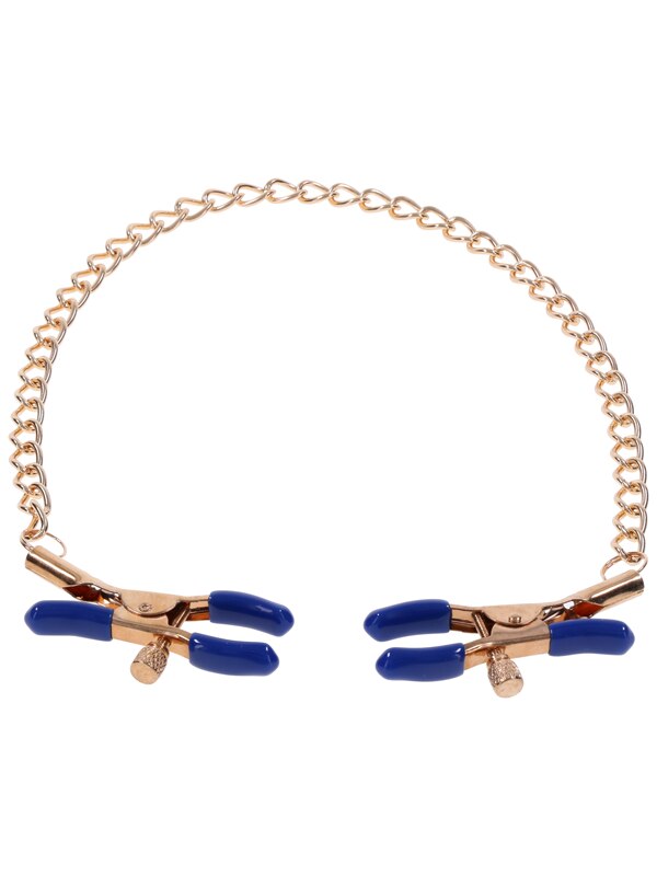 Sex and Mischief Cougar Chained Nipple Clamps