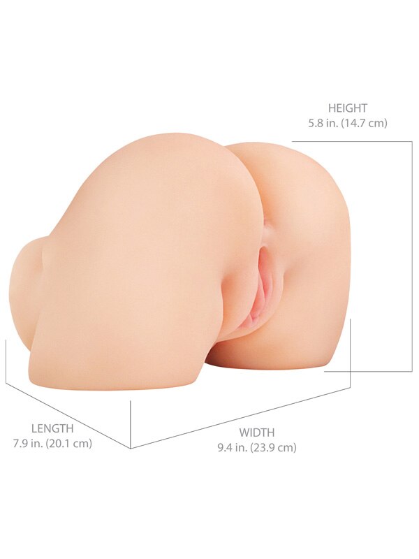 PDX Elite Shake That Ass Vibrating Mega Masturbator Light