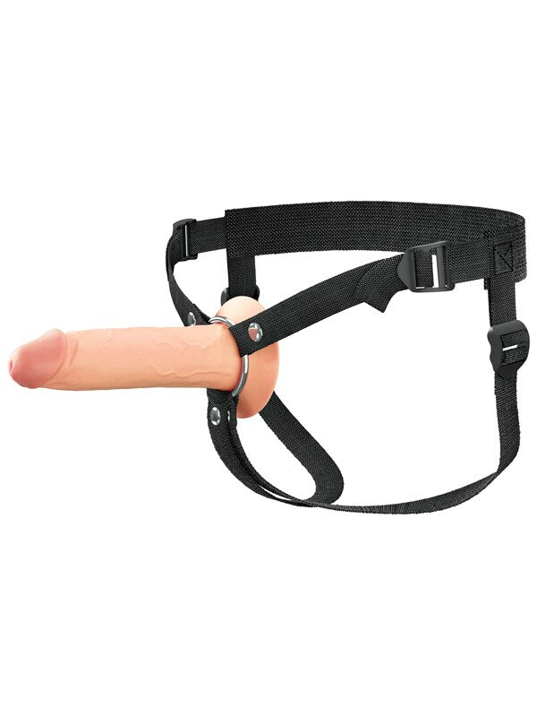 Fantasy X-Tensions Elite 7 in. Silicone Hollow Strap-on Dual Density Light