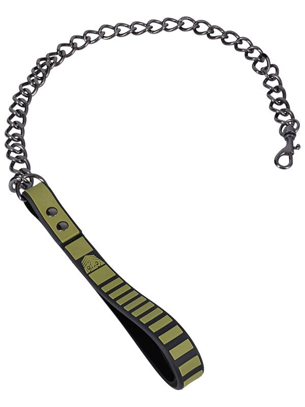 Fort Troff - Tactical Collar and Leash Black Green
