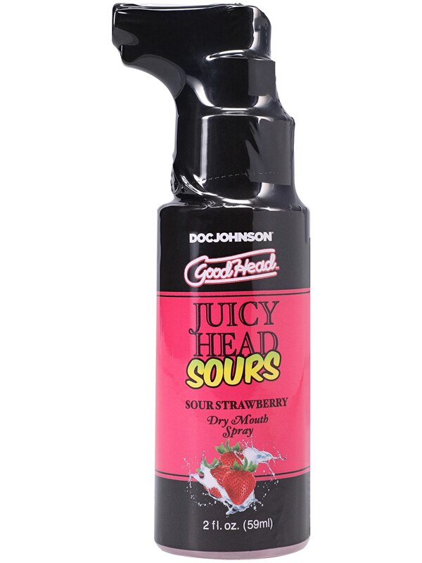 GoodHead - Juicy Head - Dry Mouth Spray - Sour Strawberry - 2 fl. oz.