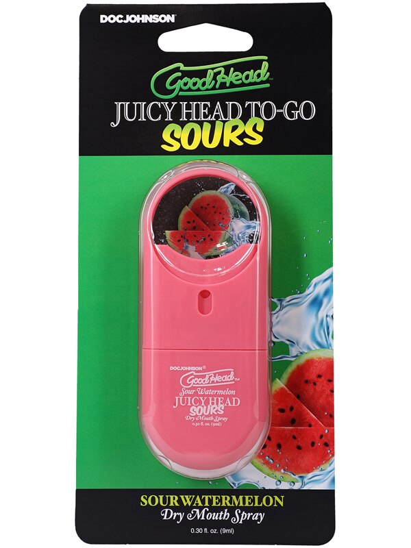 GoodHead - Juicy Head Dry Mouth Spray To-Go - Sour Watermelon - .30 fl. oz.