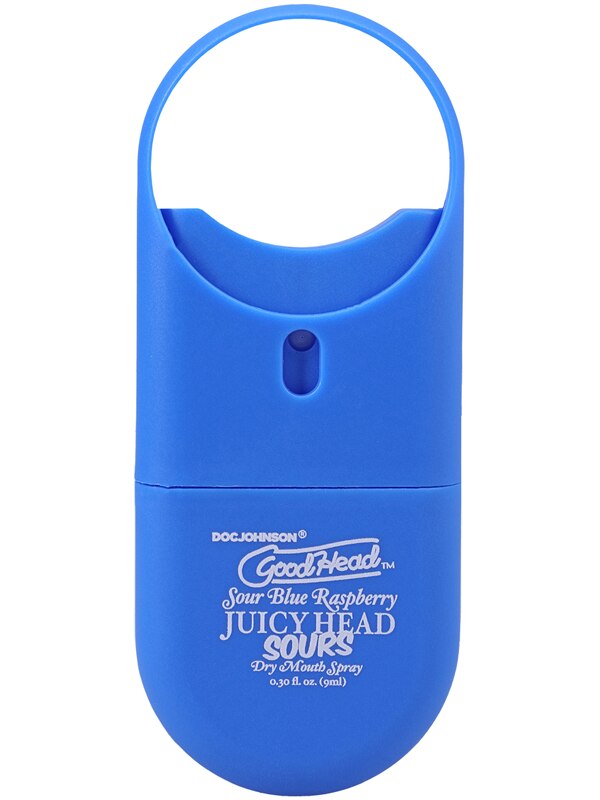 GoodHead - Juicy Head Dry Mouth Spray To-Go - Sour Blue Raspberry - .30 fl. oz.