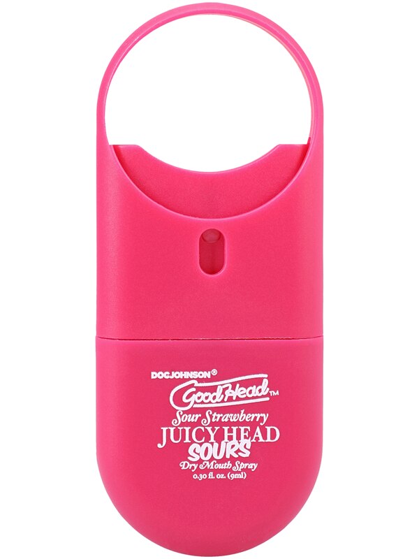 GoodHead - Juicy Head Dry Mouth Spray To-Go - Sour Strawberry - .30 fl. oz.