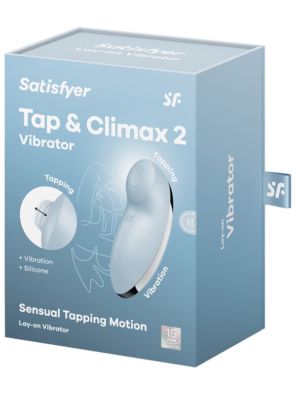 Satisfyer Tap and Climax 2 Teal