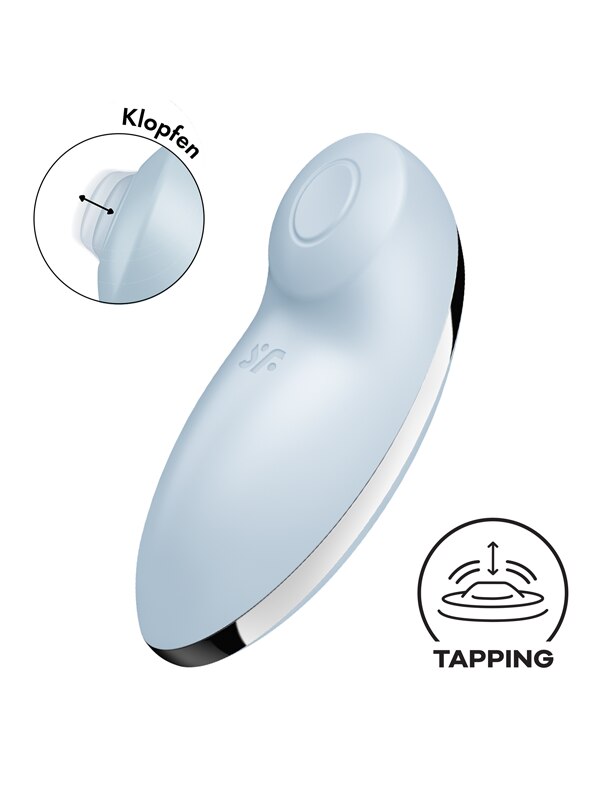 Satisfyer Tap and Climax 2 Teal