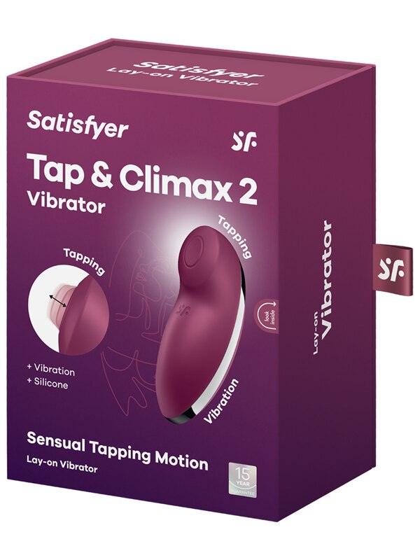 Satisfyer Tap and Climax 2 Wine