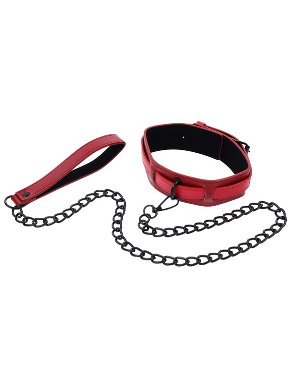 Sex and Mischief Ex's and Oh's Collar and Leash