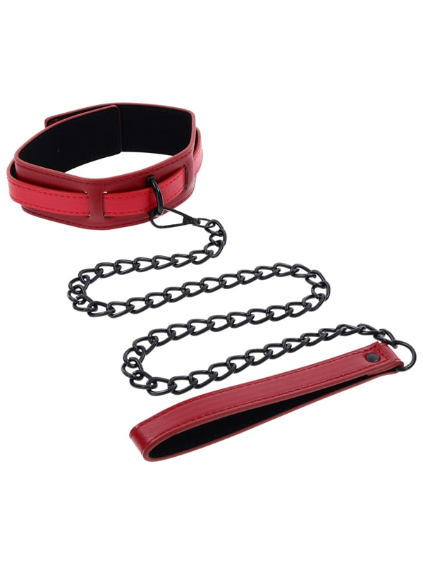 Sex and Mischief Ex's and Oh's Collar and Leash
