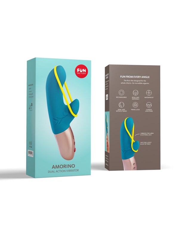 Fun Factory Amorino Petrol/Neon Yellow