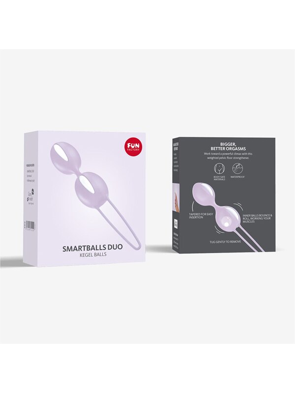 Fun Factory Smartballs Duo White/Pastel Lilac