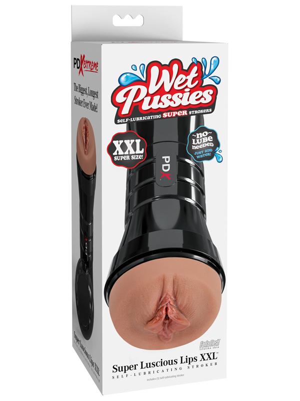 PDX Extreme - Wet Pussies - Super Luscious Lips XXL Brown