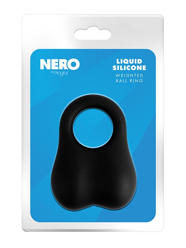 Nero by Playful - Liquid Silicone Weighted Ball Ring