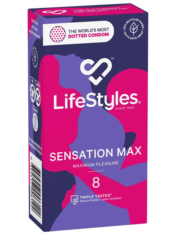 Lifestyles Sensation Max 8Pk