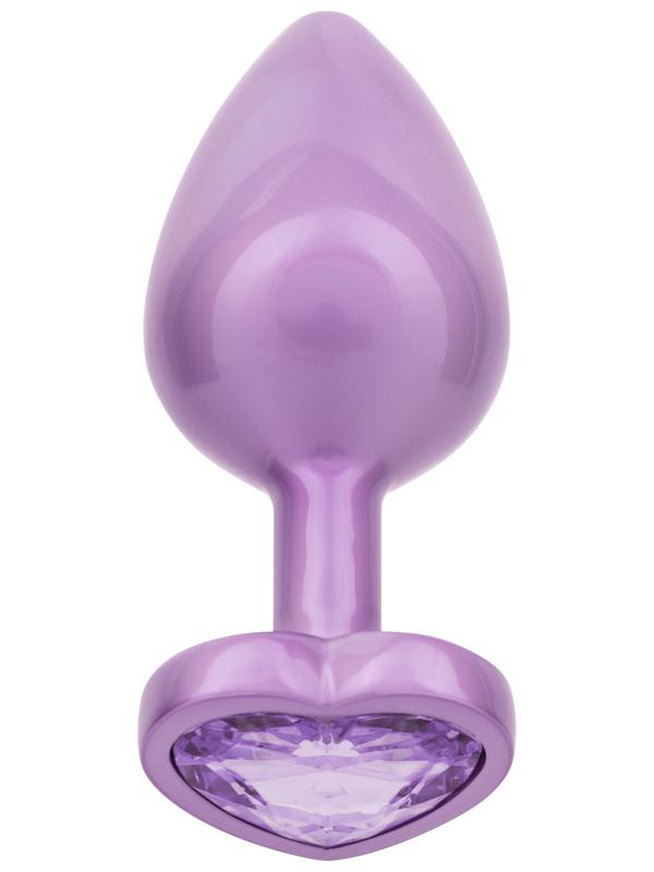 Jewel Large Amethyst Heart Plug