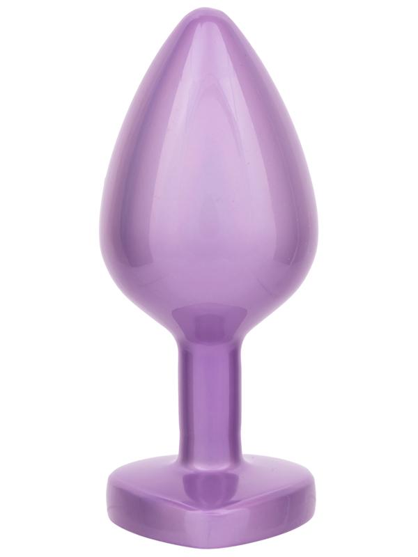 Jewel Large Amethyst Heart Plug