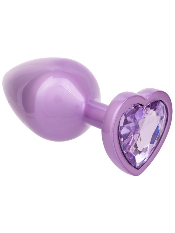 Jewel Large Amethyst Heart Plug