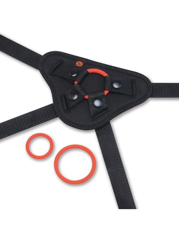Beginners Strap-On Harness Set with 5in. Silicone Dildo Peg
