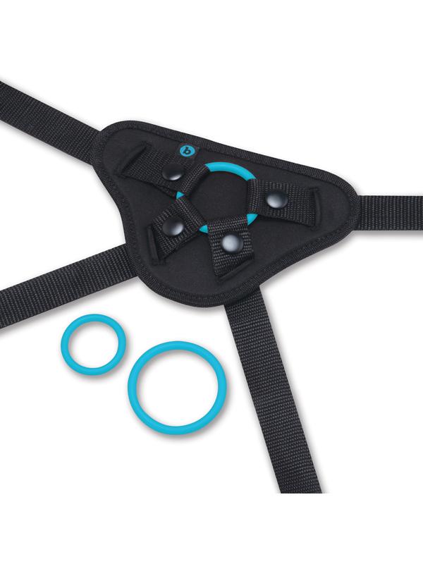 Every Body Strap-On Harness Set with 6in. Silicone Dildo Peg