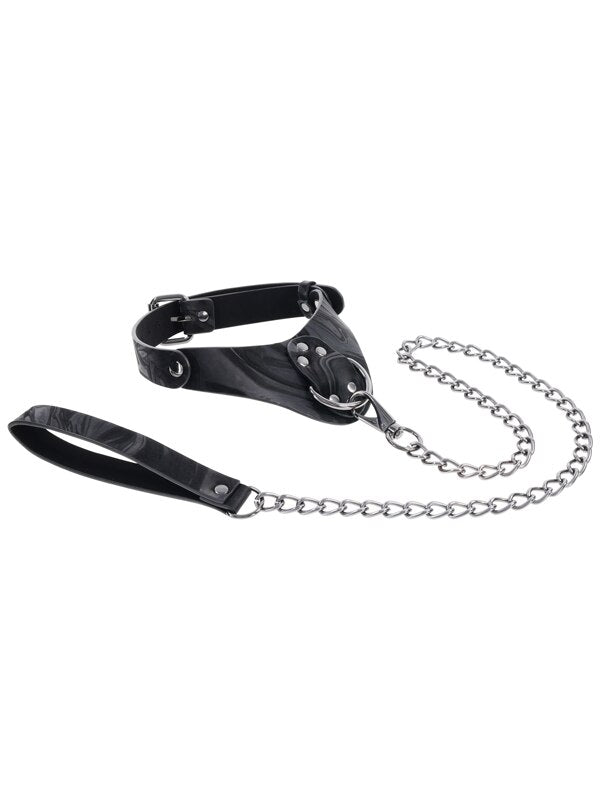 Velvet Noir Collar and Leash