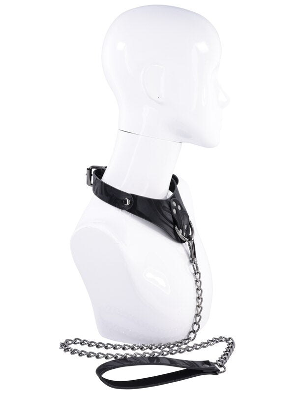 Velvet Noir Collar and Leash