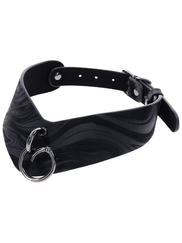 Velvet Noir Collar and Removable Clamps