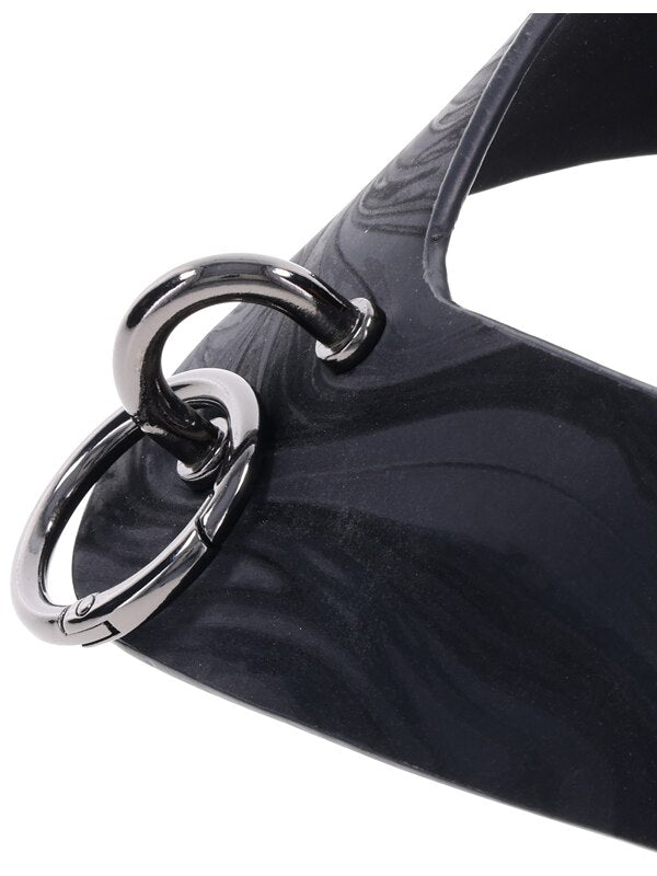 Velvet Noir Collar and Removable Clamps