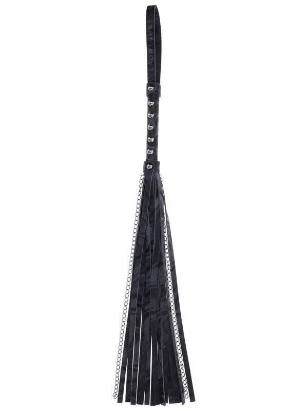 Velvet Noir Chain Flogger