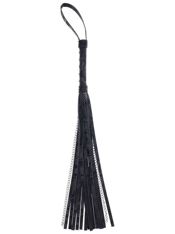 Velvet Noir Chain Flogger