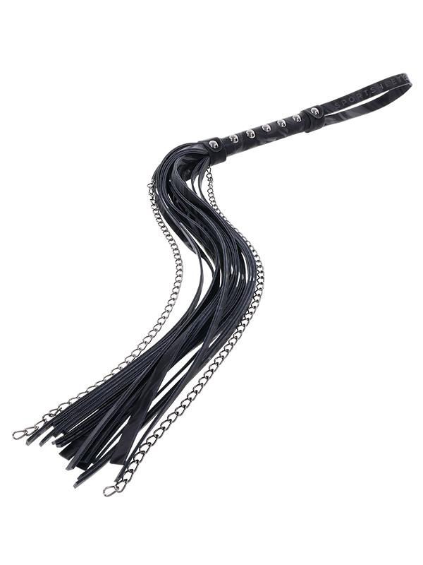 Velvet Noir Chain Flogger