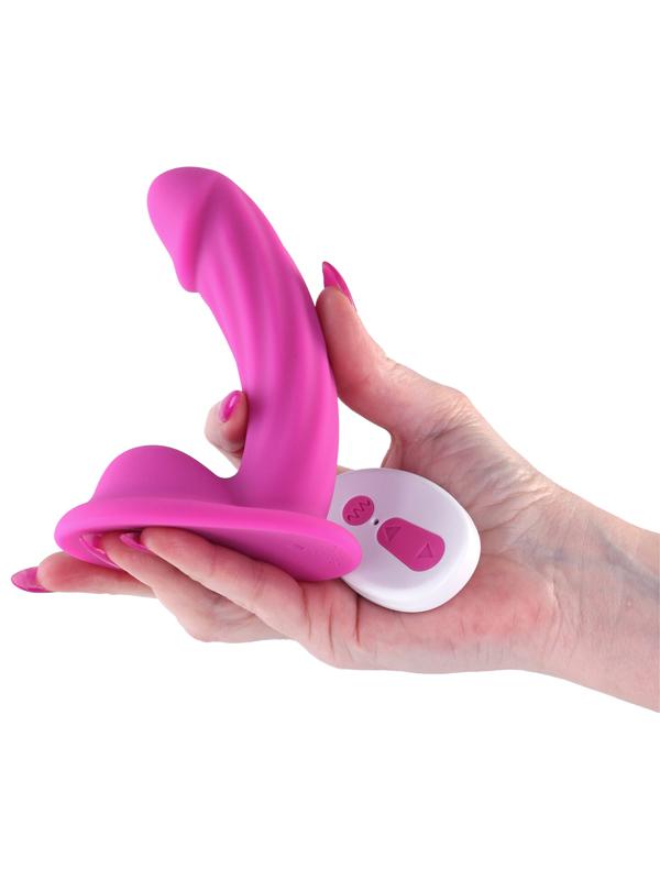Colours Curve Vibrating 5 in. Dildo Pink