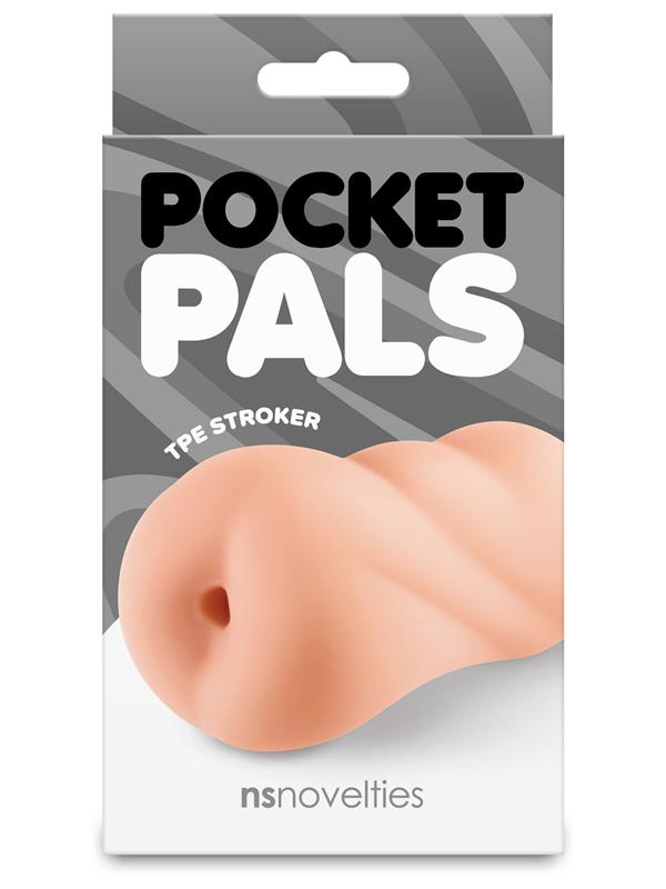 Pocket Pals- Anal Stroker Tan